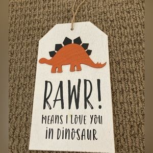 Wall Sign- Dino